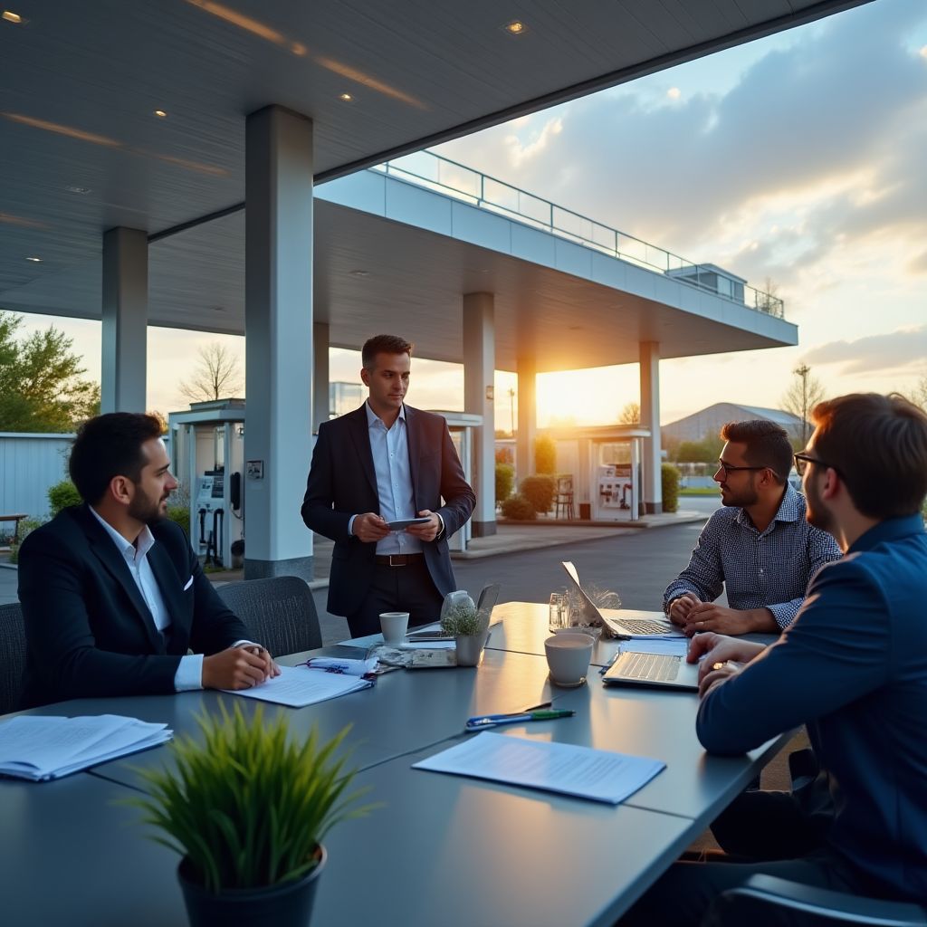 Estudio de caso en estación de servicio