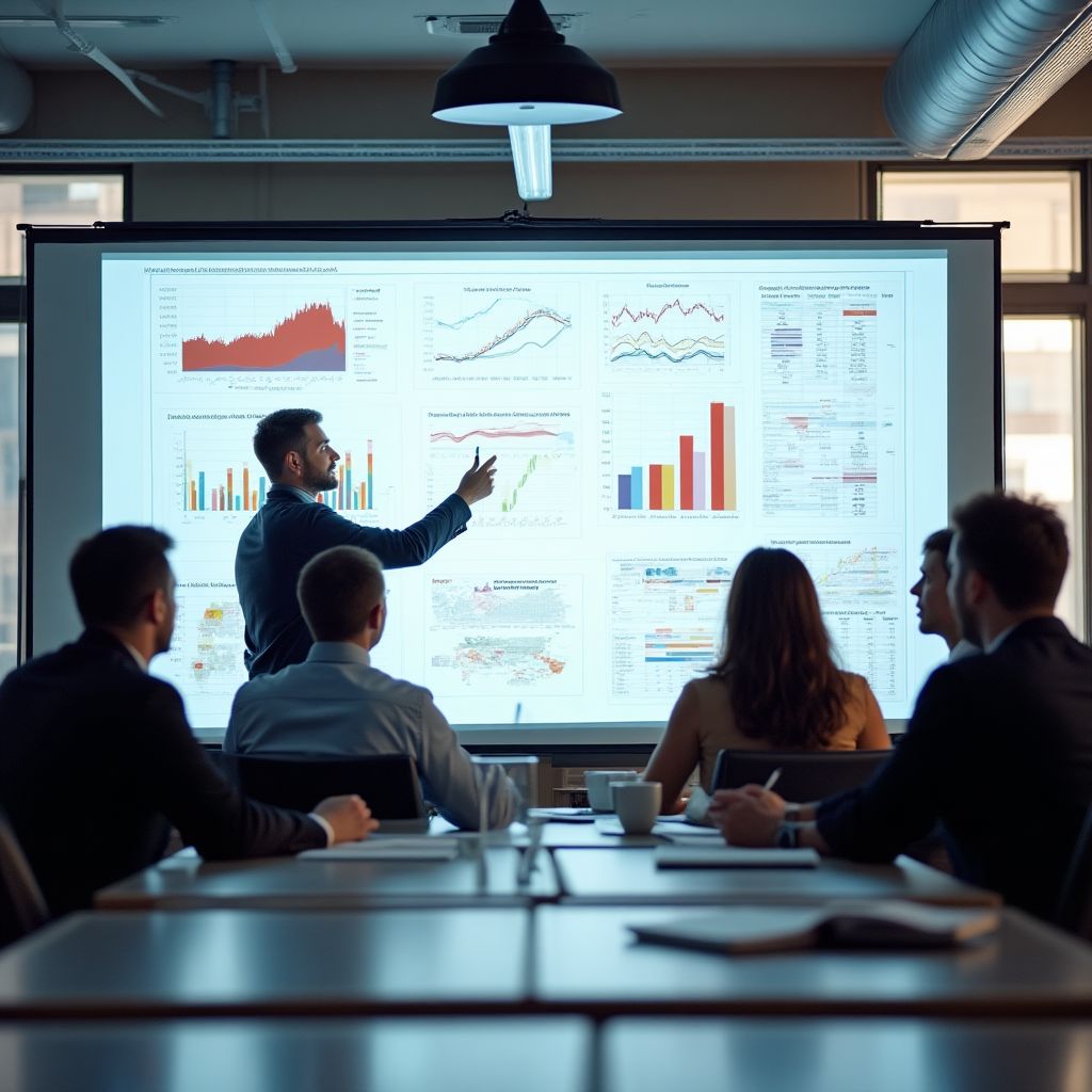 Equipo de ExoEnzymes en reunión estratégica